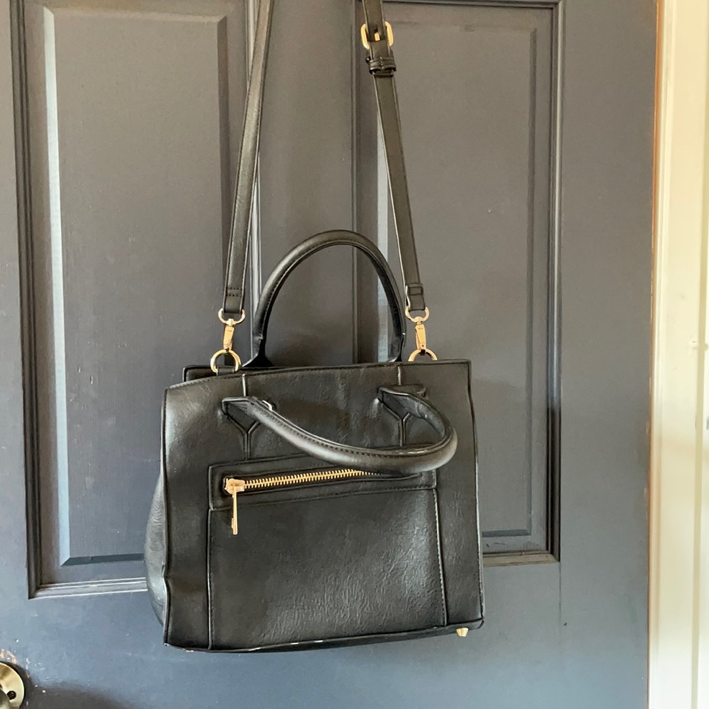 Black cross bag purse